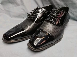 Robert David Youth Black Patent Dress Shoe, Size 13M - Picture 1 of 6