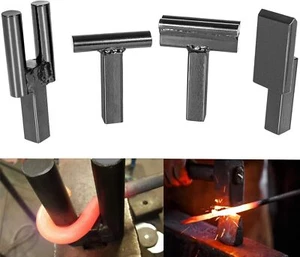 4Pcs Steel Blacksmith Forge Anvil Hardy Tool Set Fit 1inch Hardy Hole in a anvil - Picture 1 of 7