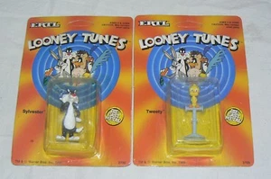 LOONEY TUNES lot 2 figurines ERTL TITI et GROSMINET , Tweety & Sylvester 1989 - Imagen 1 de 2
