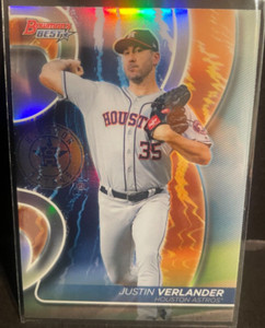 2020 Bowman's Best Justin Verlander Refractor Houston Astros #6 JA
