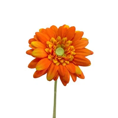 Kunstblume, Kunstpflanze, Seidenblume, künstliche GERBERA Mini 47cm ORANGE - Bild 1 von 3