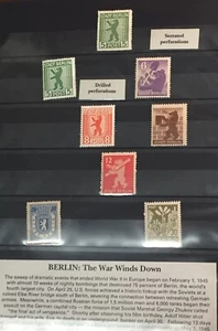 EMISSIONI POSTALI IN PERFETTE CONDIZIONI OCCUPAZIONE RUSSA DELLA GERMANIA 1945-1948 SET FANTASTICO!! - Foto 1 di 12
