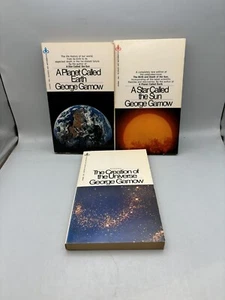 George Gamow Book Lot/ A Star Called the Sun, Creation of the Universe/ Earth - Picture 1 of 4