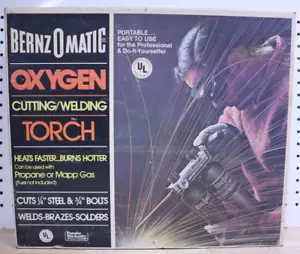 Bernzomatic Tote Torch Kit Model OX-5000 Oxygen Welding Cutting Burner Bernz-O - Picture 1 of 11