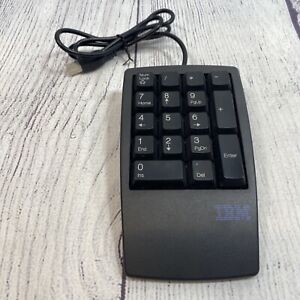 IBM Model No KU-9880 Number Pad 10 Key Keypad Keyboard Black Tested USB