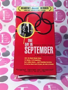 One Day In September VHS Cult Terrorist Documentary 1972 Olympics RARE OOP - Foto 1 di 3