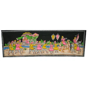 Princes Wedding Train Wall Art 178x59cm Wall Hanging Cotton Fabric Picture - Picture 1 of 1