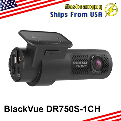 BlackVue DR750X-1CH Full HD Cloud Wi-Fi GPS 128GB Dashcam + Hardwire Cable - Image 1 of 2