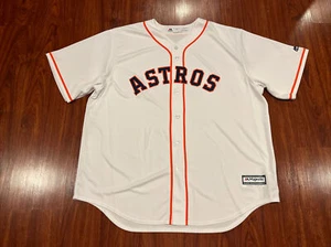 Majestic Cool Base Uomo Houston Astros Maglia Bianca 2XL XXL Baseball MLB - Foto 1 di 8