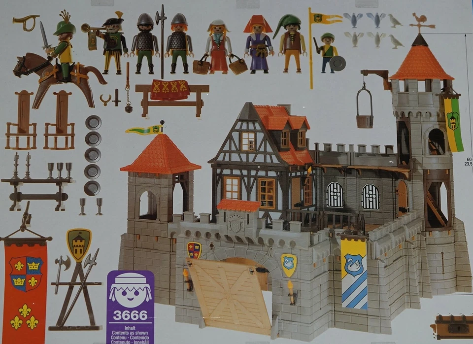 Playmobil ® spare parts from 3666 Knights Castle choose 3665 3667 3716 3859 3888 - Image 1 of 1