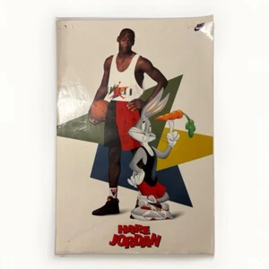 Nike Air Michael Jordan "Hare Jordan" Bugs Bunny Poster Vintage 1992 24"x36" - Foto 1 di 5