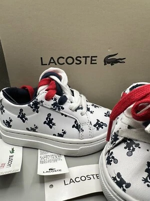 Tenis Lacoste Disney Mickey & Minnie Mouse Tenis Tenis Infantil Talla 4 Foto 1 de 4