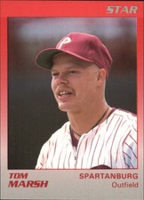 1989 Spartanburg Phillies Star #15 Tom Marsh