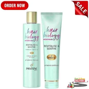 Pantene hair biology menopause shampoo 250ml + conditioner 160ml + vits 2 pack - Picture 1 of 6