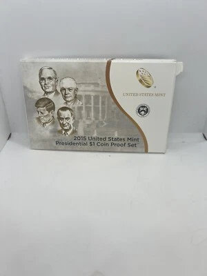 2015 U.S. Mint Presidential 1$ Dollar Coin Proof Set Complete With Box & COA - Image 1 of 4