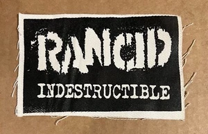 Rancid - Indestructible RARE promo sew-on patch '03 - Picture 1 of 2