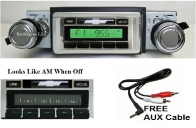 1973-1977 Chevy Chevelle El Camino Malibu Radio Free Aux Cable Stereo 230 - Image 1 of 4