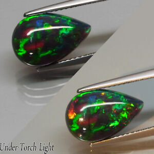 2.49Ct.Durable STRONG! Natural Green&Rainbow Color Sparkling Opal Ethiopia