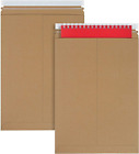 APQ Natural Kraft Rigid Mailers 13 X 18 Inches. Pack of 5 Brown Photo Mailers. V