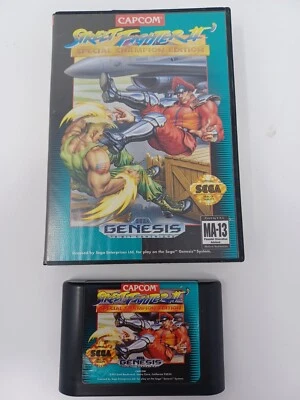 Street Fighter 2 II Special Champion Edition (Sega Genesis,1993)  no manual  - Image 1 of 4