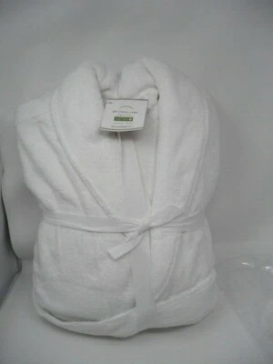 Pottery Barn классический белый махровый спа белый халат XL несовершенный - Изображение 1 из 2