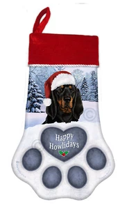 Christmas Stocking - Black and Tan Coonhound - Picture 1 of 1