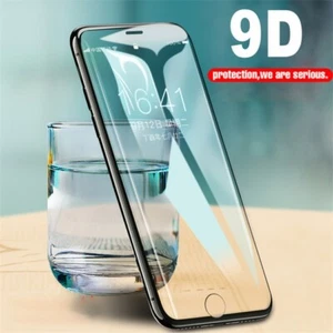 Displayschutzfolie Hartglas 9D Full Coverage für Apple iPhone XS/Max, X/XS, X - Bild 1 von 6