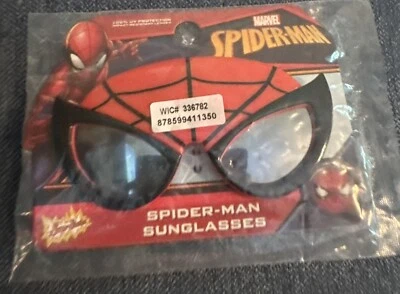 Marvel Spider-Man Character Superhero Kids Shades Sun-Staches W3D New - Image 1 of 4