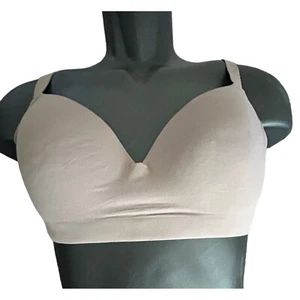 Soma 36D Bra Tan Enbliss Wireless Back Closure Adjustable Strap Stretch - Picture 1 of 8