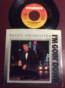 Bruce Springsteen 7” Vinyl 45 I’m Goin’ Down (Rare) Janey 1984 CBS LP Born USA - Picture 1 of 4