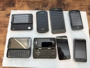 Lote de 8 Celulares Vintage ~ No Probados~ Solo Para Piezas - Imagen 1 de 11