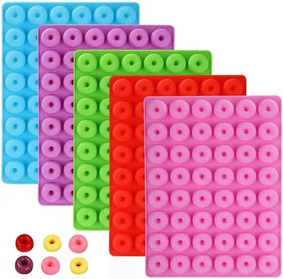Donut Candy Mold5 Pack Silicone Nonstick Ring Gummy Candy Molds for Chocolate... - Image 1 of 4
