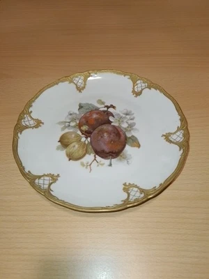 Fürstenberg Obsteller Prunkteller Alt - Bild 1 von 4