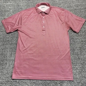 Camisa de golf Collars and Co polo roja manga corta vestido de oficina elástico atlético - Imagen 1 de 10