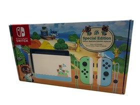 Nintendo Switch Animal Crossing New Horizon Special Edition With Game - Mint !!