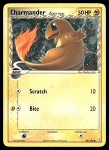 Pokemon Tcg Charmander #49 Pokemon Crystal Guardians MP - Picture 1 of 2