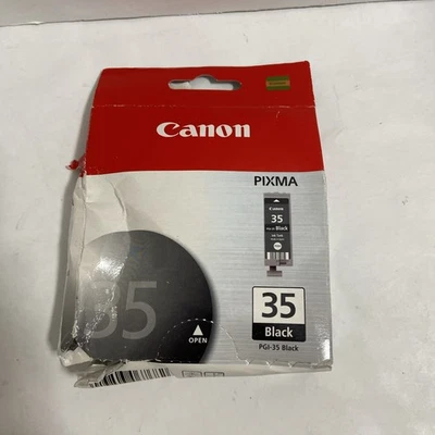 Genuine Canon Pixma 35 Black Ink Tank Cartridge PGI-35:damaged Box- Still New👌 - Image 1 of 4