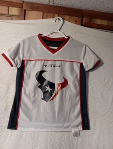 Houston Texans NFL Youth Medium Flag Football Reversible Jersey Blue White Boys - Picture 1 of 12