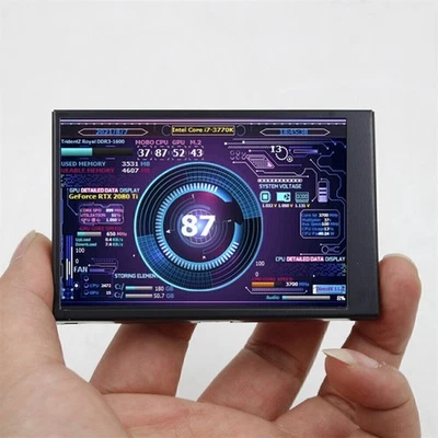3.5 Inch IPS USB Secondary Display Screen AIDA64 Mini Monitor 360° For Pi ITX PC - Image 1 of 4