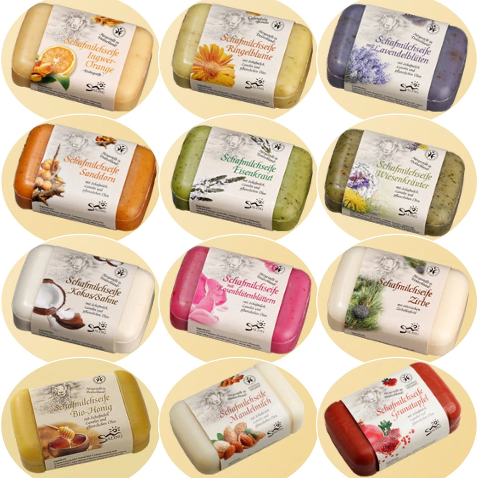 SALING Schafmilchseife - Cosmos Organic zertifiziert / BDIH-zertifiziert - Bild 1 von 1