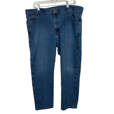 Wrangler Relaxed Fit Jeans Men's 42x30 Blue Denim Pants Casual Comfort - Image 1 of 4