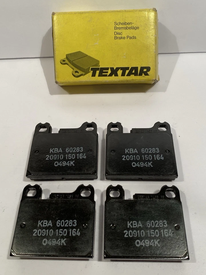 JUEGO PASTILLAS FRENO PORSCHE 911 912 914 NUEVO 1960’S 70’S 80’S 9113529500 TEXTAR 20910 Foto 1 de 4