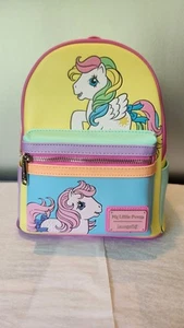 Loungefly My Little Pony Color Block Mini Backpack NWT - Picture 1 of 2