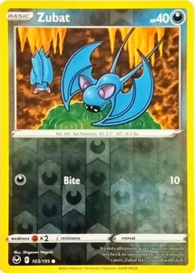 Zubat Silver Tempest Pokémon TCG 103/195 Reverse Holo ࿊ - Picture 1 of 2