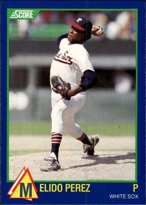 1989 Score Hottest 100 Rising Stars #79 Melido Perez Chicago White Sox - Image 1 of 2