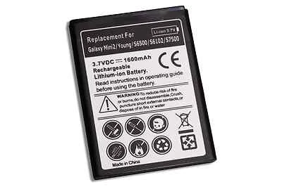 Batería para Original Samsung Galaxy Mini2 Mini 2 Young S6500 S6102 S7500 Tienda - Imagen 1 de 4