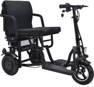 MotoTec Folding Mobility Electric Trike 48v 700w Dual Motor Lithium-NO CA SALES - Picture 1 of 9