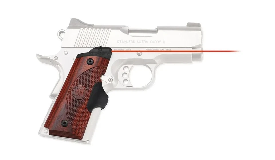 CRIMSON TRACE LG-902 RED MASTER SERIES LASERGRIP JACARANDÁ PARA 1911 COMPACTO - Imagem 1 de 1