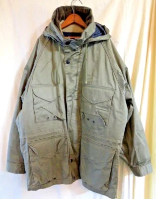 MENS NAUTICA TWO IN ONE TRENCH PARKA BOMBER JACKET LINER SIZE L CHEST 52 OLIVE - Image 1 of 4