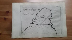 1780 Roux Meucci: Mapa "Golfe de Saros" (Gulf of Körfezi Turkey Map Turquia) - Picture 1 of 1
